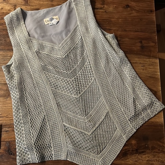 Damianou Skirt Set Gold Champagne Beige Size Small - Picture 9 of 10